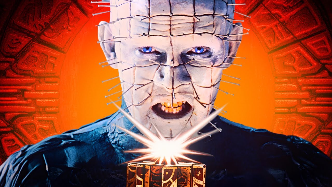 Image of Pinhead holding a portal