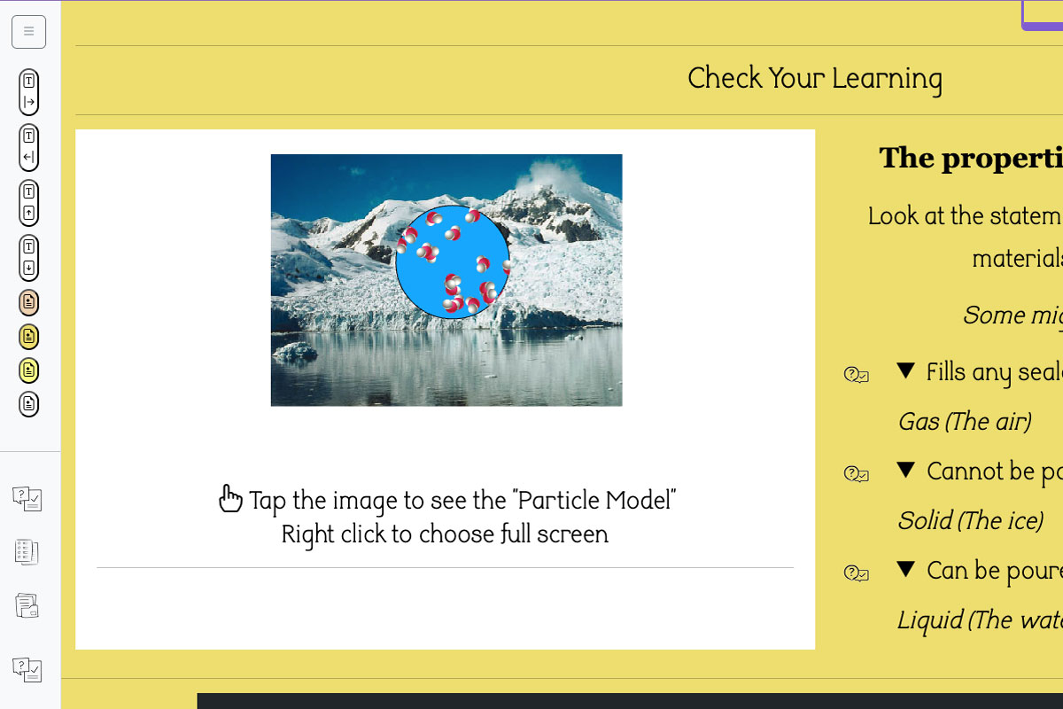 Flash content embedded